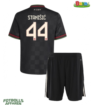 Bayern Munich Josip Stanisic #44 Tredjeställ Barn 2025-26 Kortärmad (+ Korta byxor)